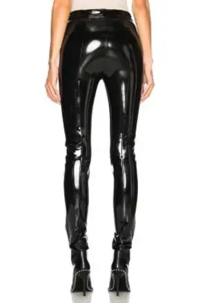 Горячая новинка 2019 высококачественные женские модные блестящие брюки из