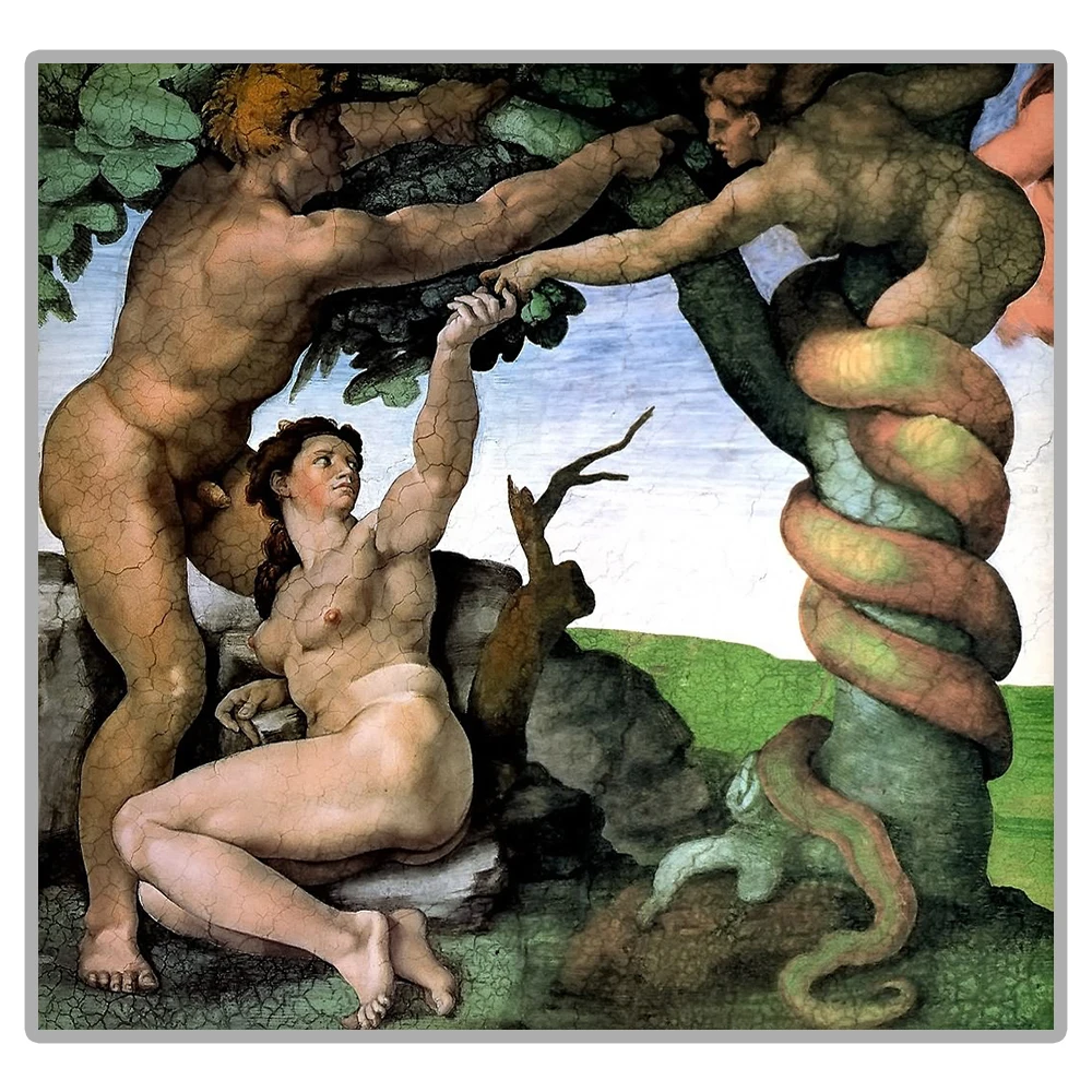 Картина из алмазов 5D изгнание идемного сада картина сделай сам