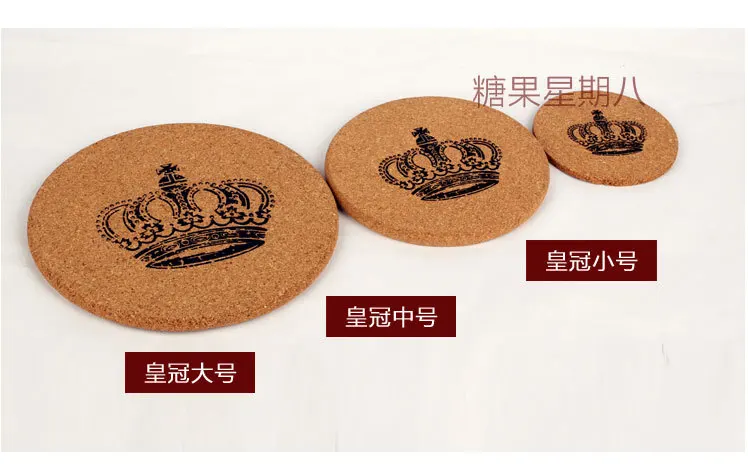 5pc/Lot Cork Wood Coaster Tea Coffee Cup Drinks Mat Japan Style Flexible Table Heat Resistant Round Dish Mats Pot Home Decor | Дом и сад