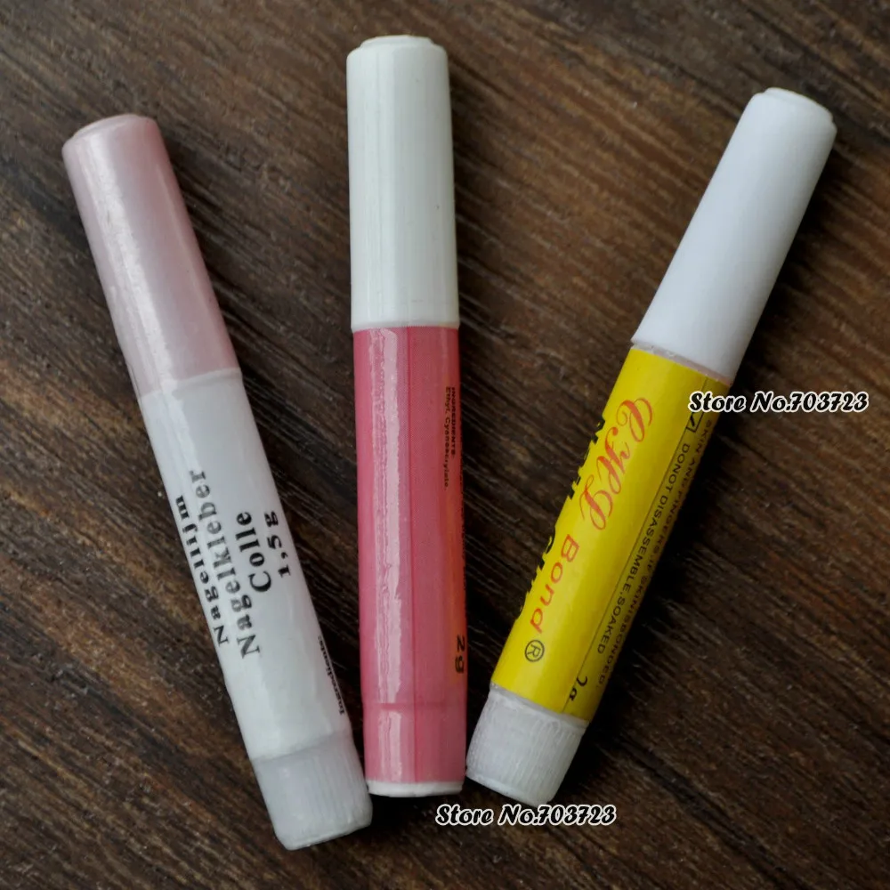 3 шт. искусственные акриловые накладные ногти 1 5 г|glue rhinestone|glue tipsglue nail art |