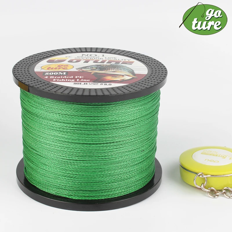 500M Goture Series Super Strong Japan Multifilament PE Braided Fishing Line 8 10 20 30 40 60LB |