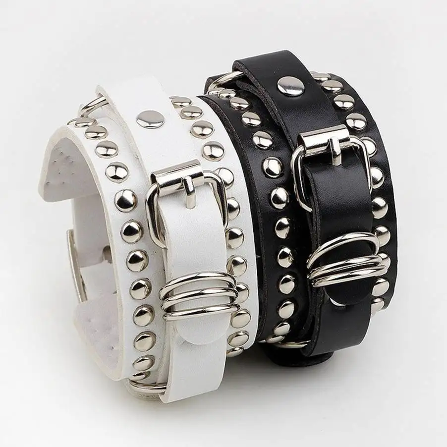 Повседневная обувь в готическом стиле и панк Стиль с заклепками Туфли пряжкой