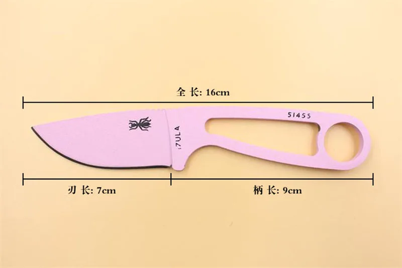 CS COLD небольшой прямой нож с фиксированным лезвием переносные уличные ножи для
