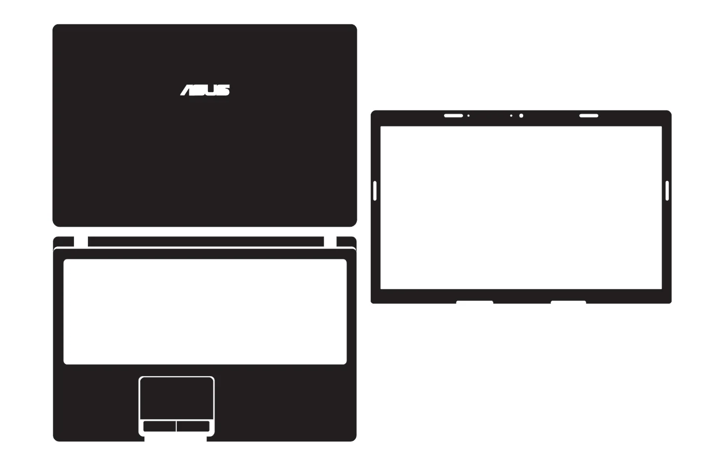 Виниловые наклейки из углеродного волокна для ноутбука ASUS K53S K53SD K53SV K53SM 15 6