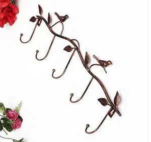 Вешалка в форме птицы с 5 крючками винтажном стиле|hanger wall|hanger with hookshanger clothes |