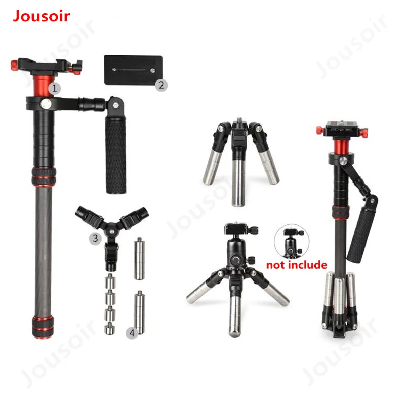 WeiFeng Tripod HJ-C200A Professional Carbon fiber handheld stabilizer SLR Camera DV Photography Bracket CD50 T02 | Электроника