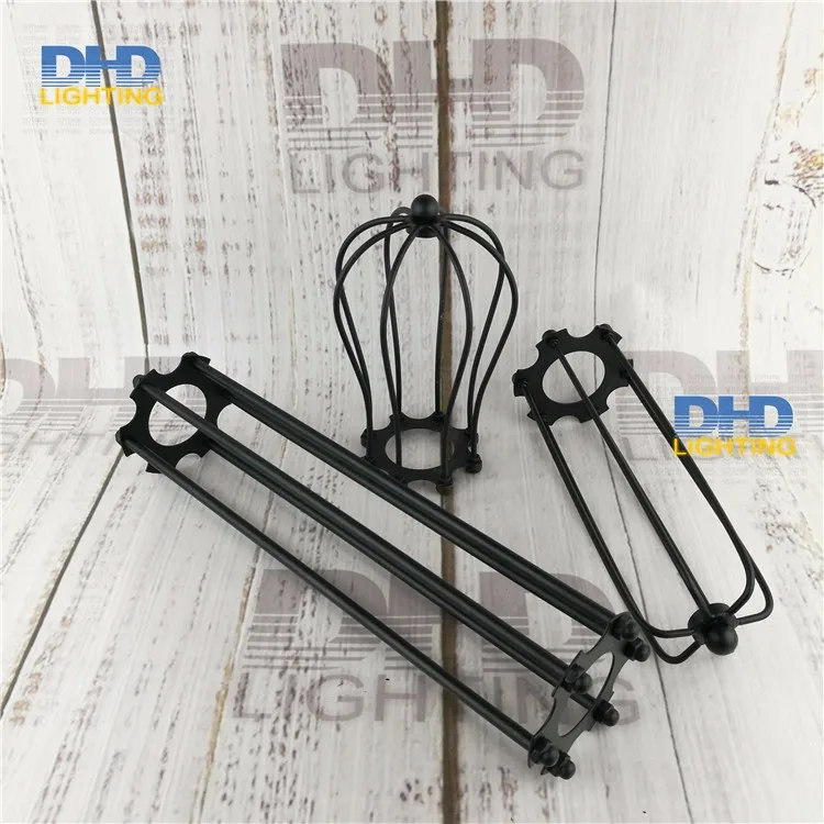 Бесплатная доставка 3 стиля черный металлический абажур в клетку Лидер продаж