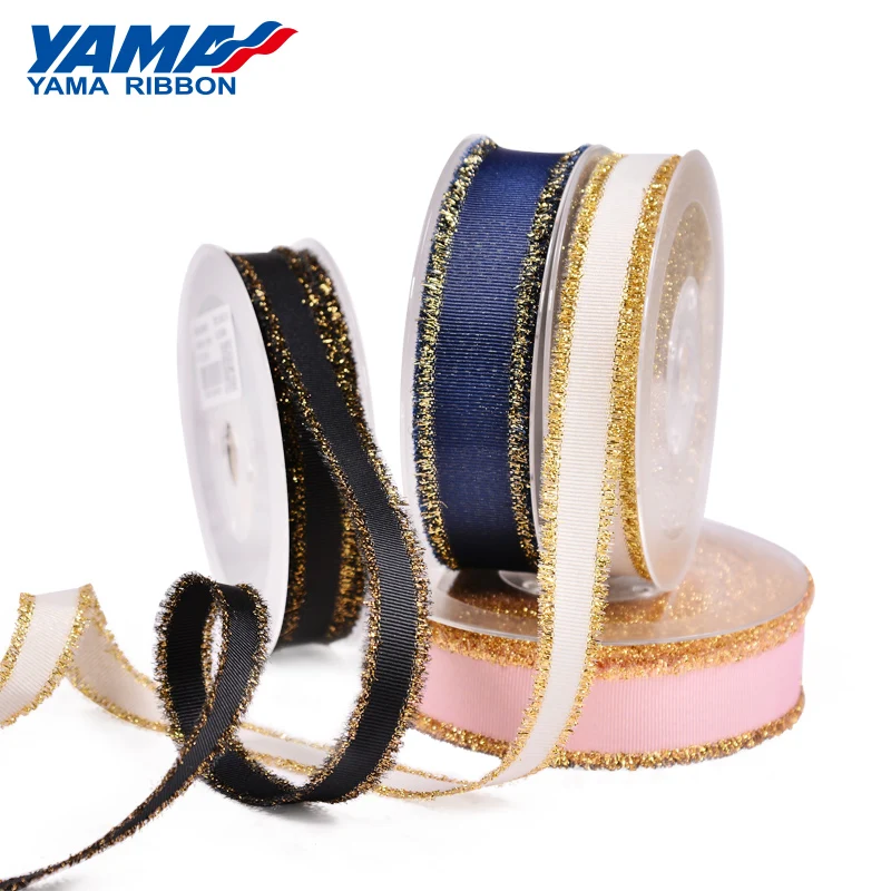 Золотая лента с бахромой YAMA Fashion 5/8 1 1/2 дюйма 16 мм 25 38 6 цветов 100 ярдов/рулон
