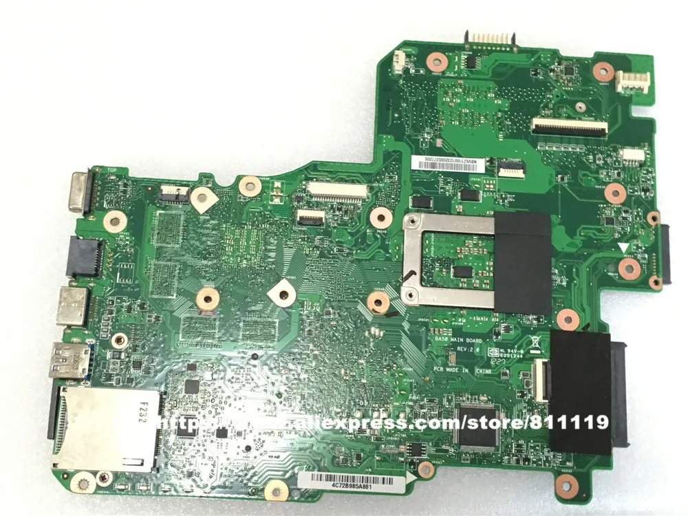 Yourui интегрирован! Материнская плата для ACER TMP453M P453 NB.V6Z11.001 BA50 основной платы REV2.0 HM77