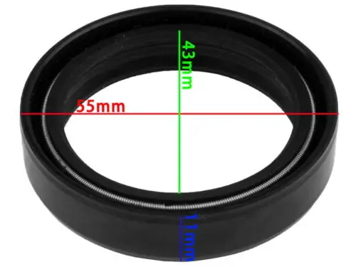 Передняя вилка сальник 43 мм x 55 x11/10 5 для Yamaha 125 YZ125 1986 1988 1987|Масляные фильтры| |