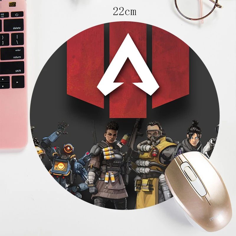 Резиновый коврик для мыши Apex Legends 22x22см нескользящий B3w печать на заказ ПК