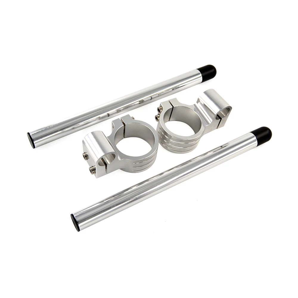 

BJMOTO Motorcycle CNC Adjustable Racing 35MM Higher Raised Clip On Ons Fork Handlebars Handle Bar For Honda CB450 CB 500 550 650