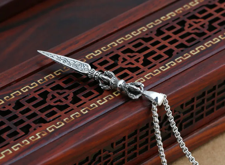 Винтажный амулет Ваджра тибетский Амулет из серебра 925 пробы|amulet|amulet necklacependant drop |