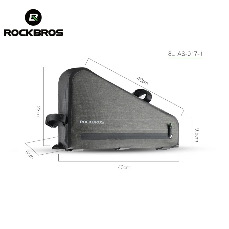ROCKBROS велосипедная сумка непромокаемая большая емкость MTB Дорожная треугольная