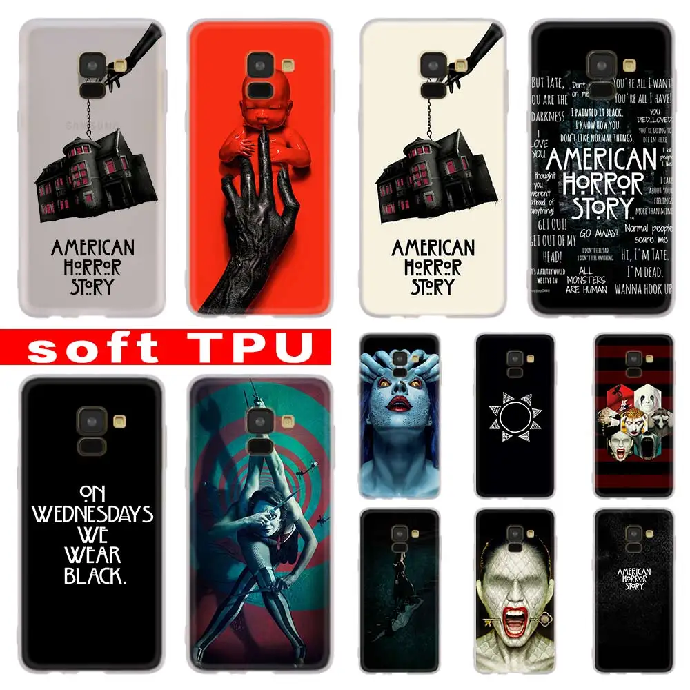 Американский страшный чехол для Samsung Galaxy A8 A6 Plus A9 A5 A3 A7 2018 2017 2016 A50 A30 A40 A70 A10 A2 CORE