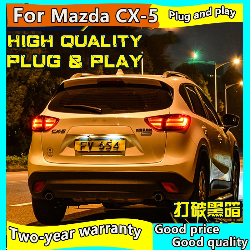 Автостайлинг для Mazda CX 5 задние фонари 2013 2018 светодиодный светодиодные DRL + стоп