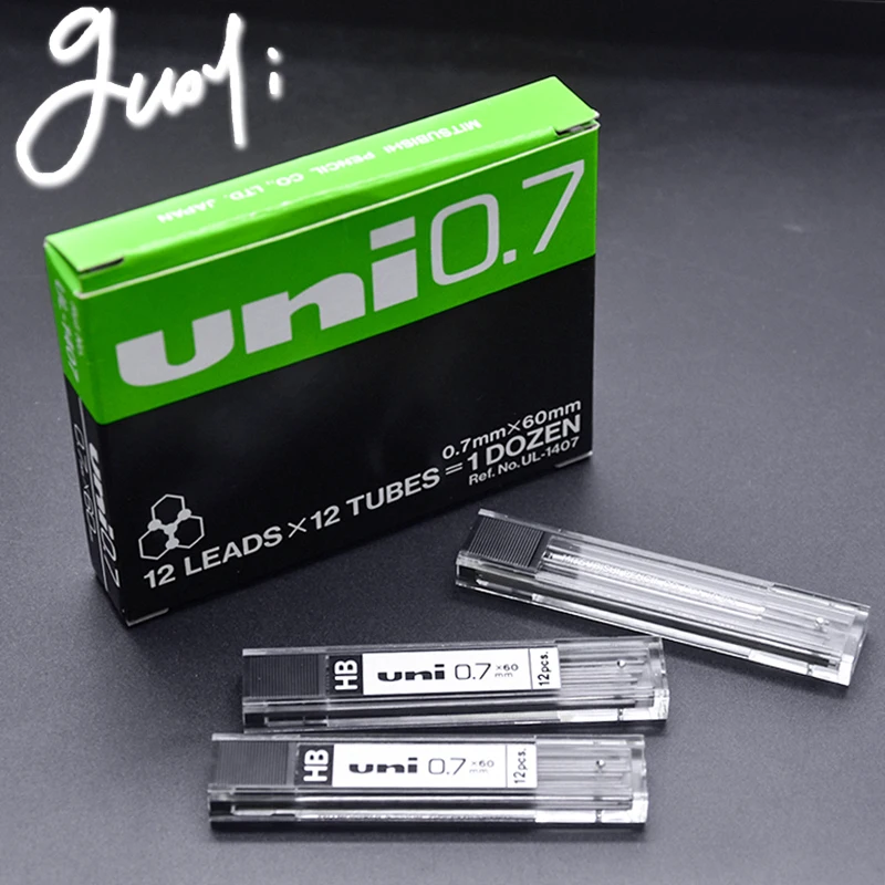 Mitsubishi UL 1407 lead core 0 7 HB ручка автоматический карандаш пополнение обучения офис для