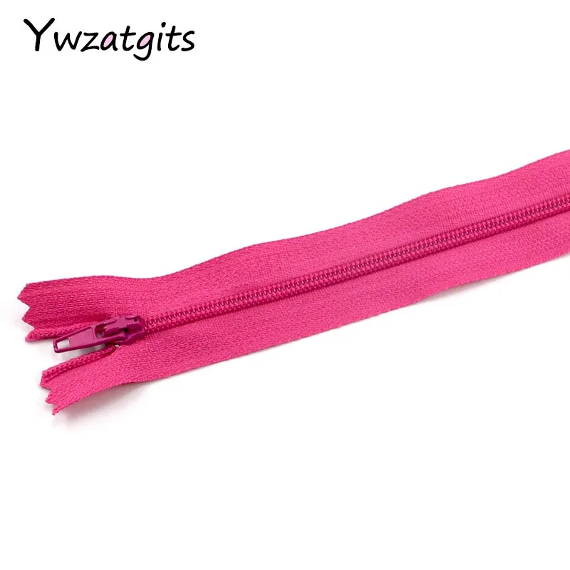145 Rose Red 6pcs Ywzatgits 20 см Длина красочные нейлоновые молнии по индивидуальному заказу одежды швейные изделия ручной работы материал вспомогательного оборудования DIY букет невесты 6 штук в партии, 15 шт. YJ0308 - Цвет: 145 Rose Red 6pcs