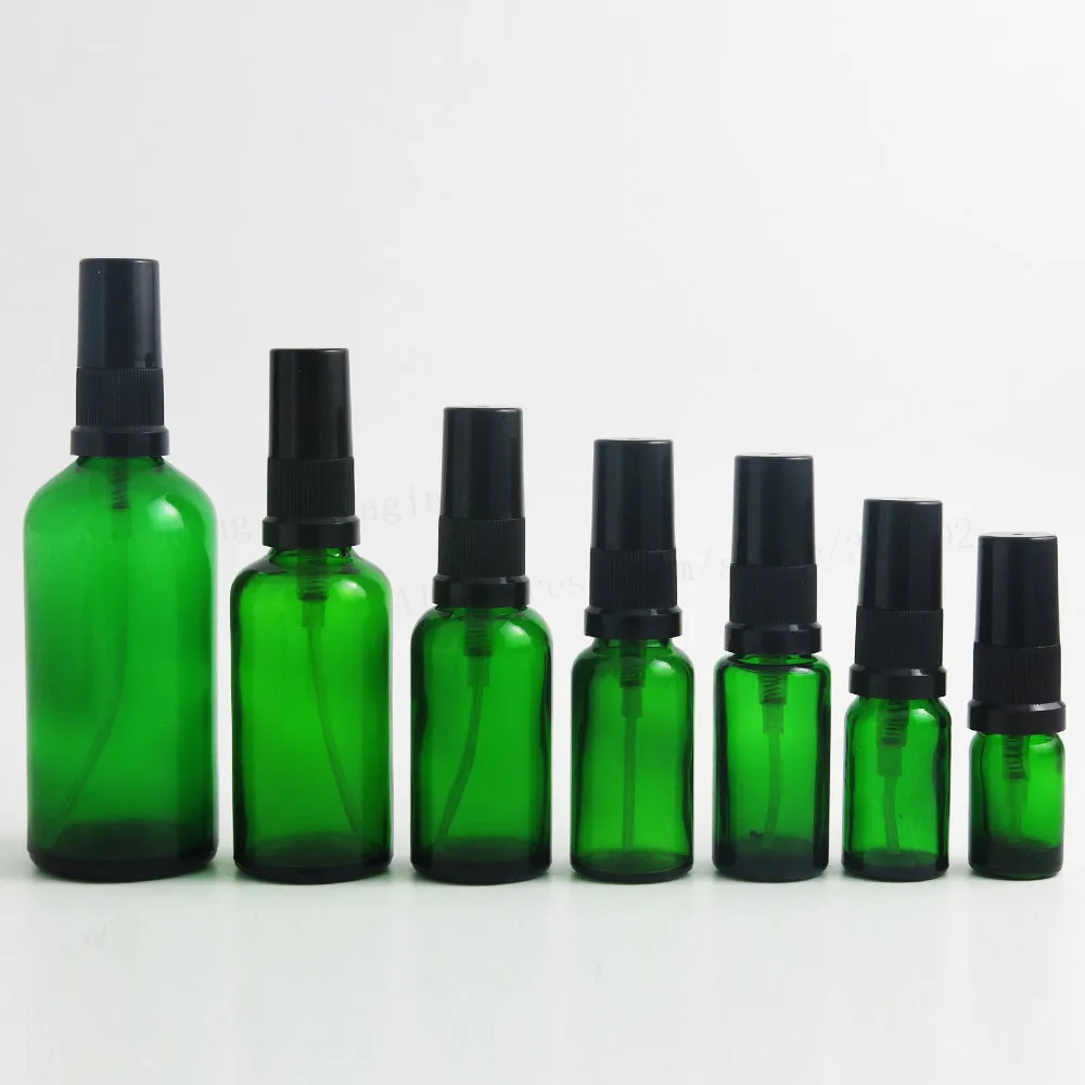 Многоразовые Бутылочки для парфюма из зеленого стекла 200 шт. бутылочки эфирного