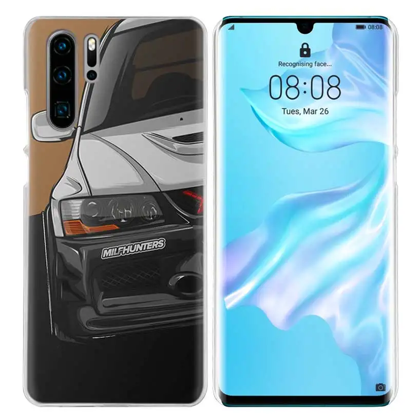 09 Классный чехол-комикс для спортивных автомобилей huawei P20 P30 P Smart Nova 4 3i P10 P9 P8 mate 10 20 lite Pro Mini жесткий чехол для телефона из ПК - Цвет: 09