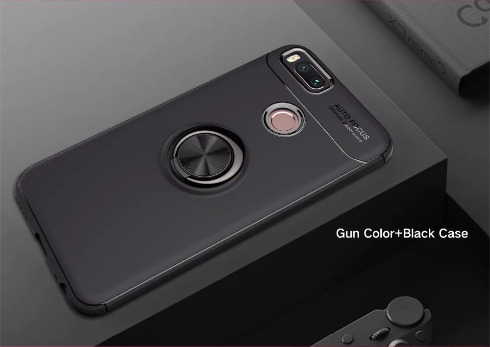 For Xiaomi Mi 5X A1 Case Magnetic Phone Holder Case For Xiaomi Mi 5X A1 Cover Phone ring Stranger Thin Coque Xiaomi Mi 5X Funda