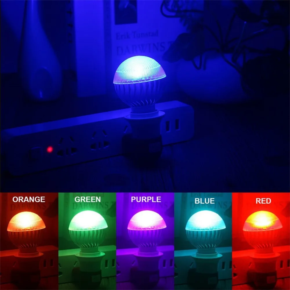 Цвет Фул E27 2 миллиона RGB светодиодный свет лампа вспышка с дистанционным