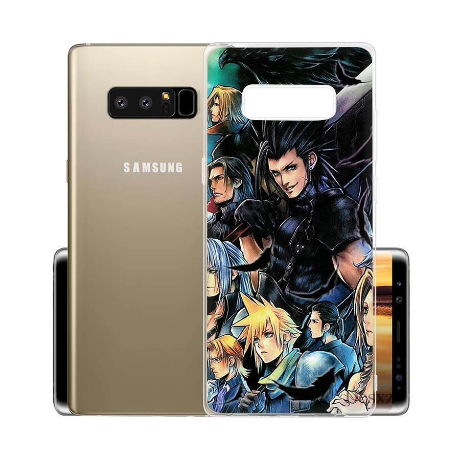 Final Fantasy VII FF7 чехол для телефона Samsung Galaxy S7 Edge S8 S9 Plus Note 8 9|Чехлы-накладки| |
