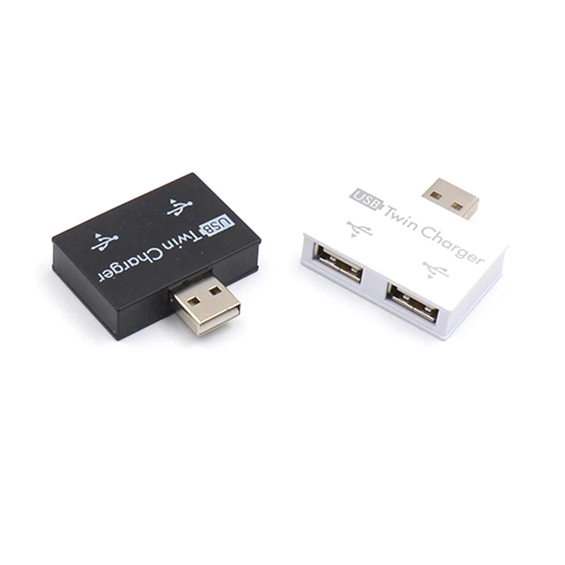 Мини usb-хаб на 2 порта зарядное устройство концентратор адаптер Горячая Продажа