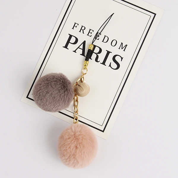 Шаровая сумка с подвеской для телефона кольцо ключей брелок llaveros para mujer pom