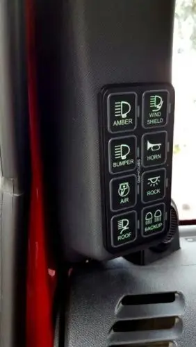 8 Gang LED Switch Panel Slim Touch Control Box with Harness and Label Stickers | Автомобили и мотоциклы