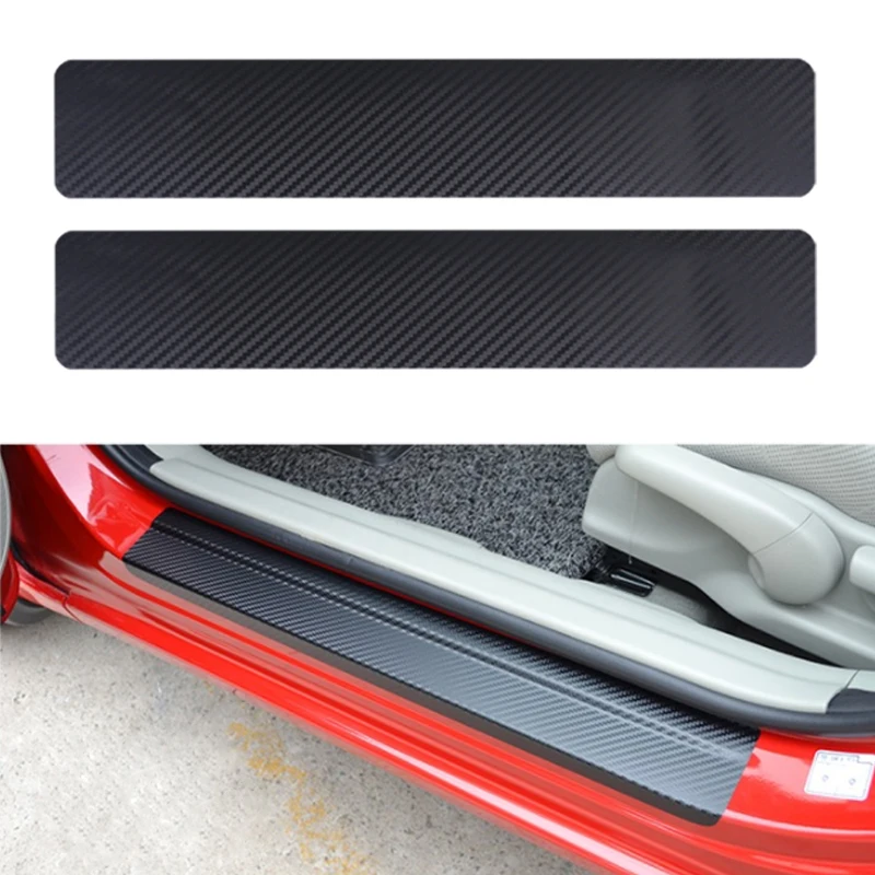 Накладка на порог автомобиля прикрытие потертостей стикер для BMW E46 E60 Ford focus 2 Kuga