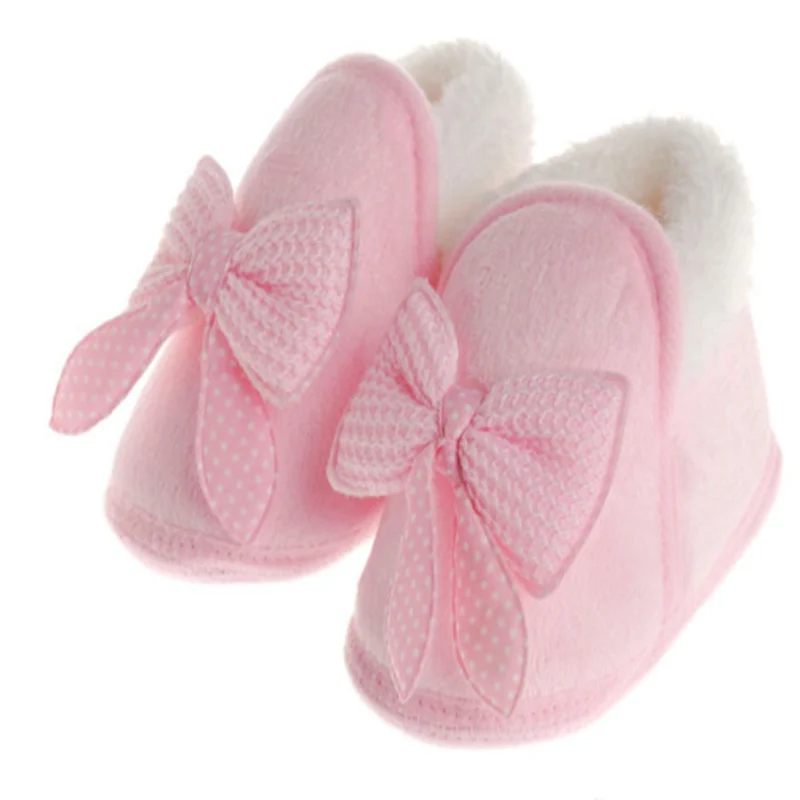 2017 Классический 4 Цвета Детские Тапочки Теплые Новорожденных Весна Осень Девочка