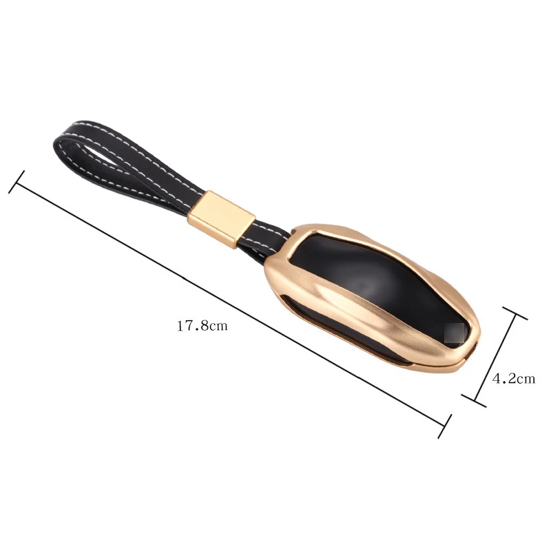 High Class For Tesal Model S Aluminium Alloy Car Key Case Cover Shell Holder Business Style Accessories Male Multicolo | Автомобили и