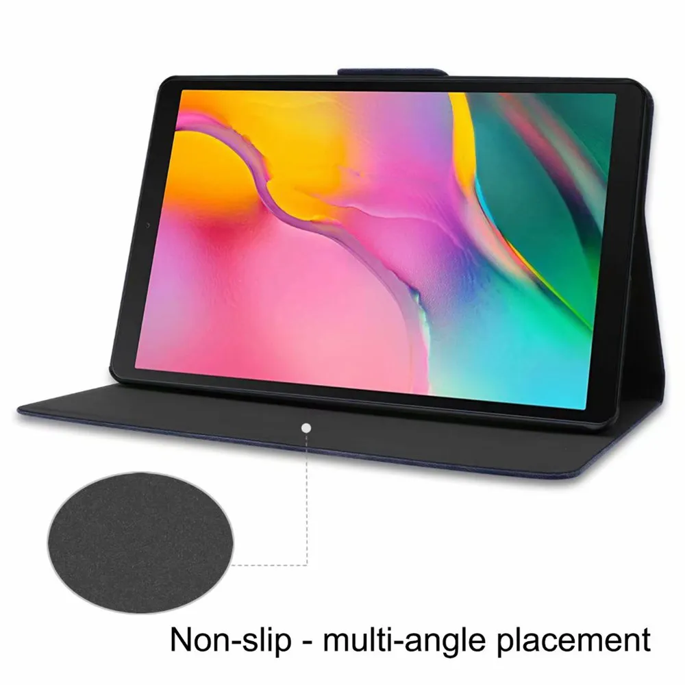 Магнитный чехол в стиле ретро для samsung Galaxy Tab A 10,1,, SM-T510, SM-T515, 10,1 дюймов, чехол для планшета+ пленка+ ручка