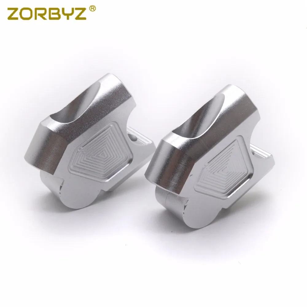 ZORBYZ Мотоцикл CNC Серебряный Руль Riser Kit движется бар вверх для BMW F650GS 2008 2012 F700GS 2013