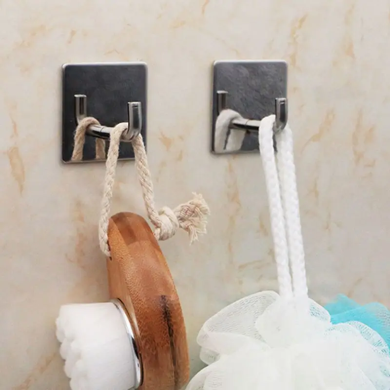 304 нержавеющая сталь самоклеящаяся ванная комната настенный держатель для двери