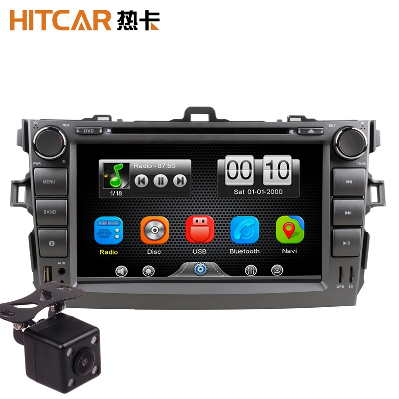 Автомобильный DVD плеер 2DIN радио Bluetooth головное устройство стереосистемы с