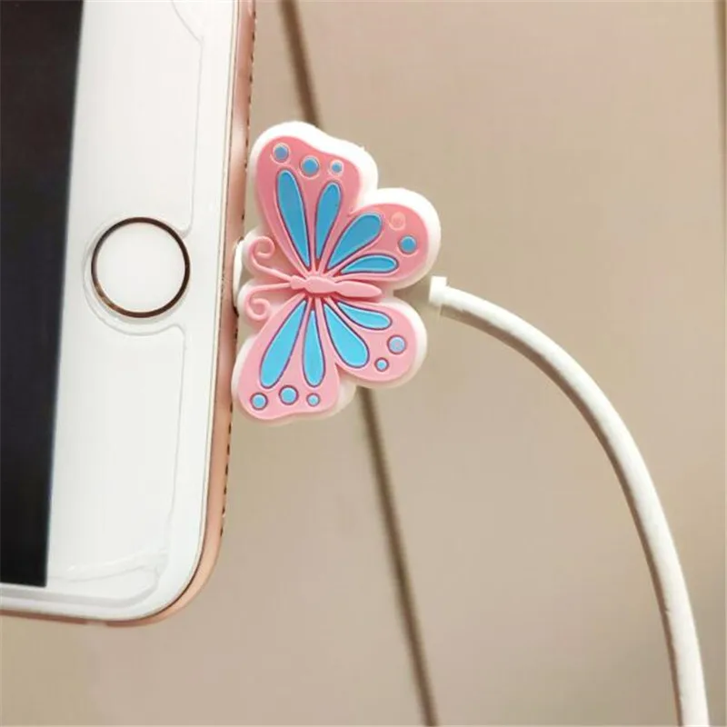 B Телефон USB защитный кабель chompers шнур животное укус зарядное устройство держатель проводов Органайзер силиконовый чехол зарядное устройство - Цвет: B