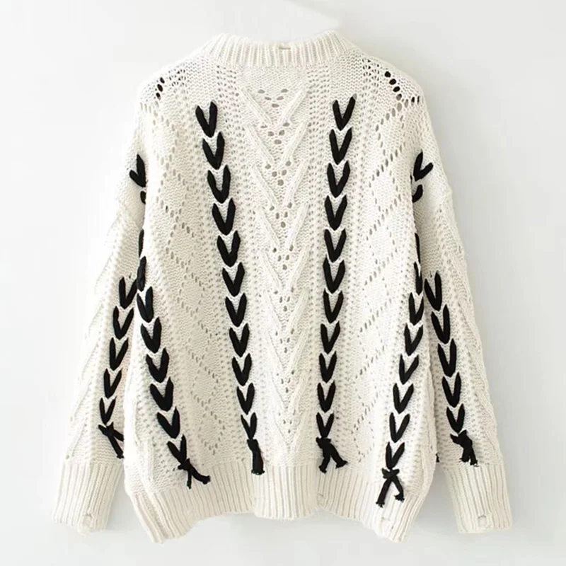 Свитер женский свитер и пуловеры с длинным рукавом пуловер оверсайз Свободный