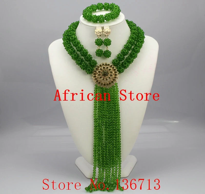 Удивительный оранжевый Африканский комплект бижутерии из бисера нигерийское