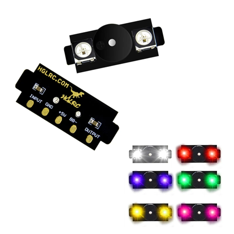 Новый HGLRC Super Mini 1 38g WS2812B LED w/ 5V активный звуковой сигнал поддержка Cleanflight Betaflight