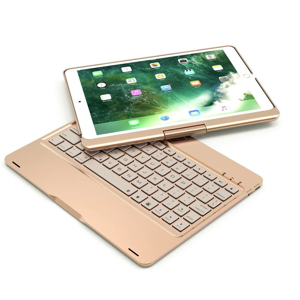Для iPad Pro 10 5 умный тонкий 7 видов цветов с подсветкой и поворотным на 360 градусов