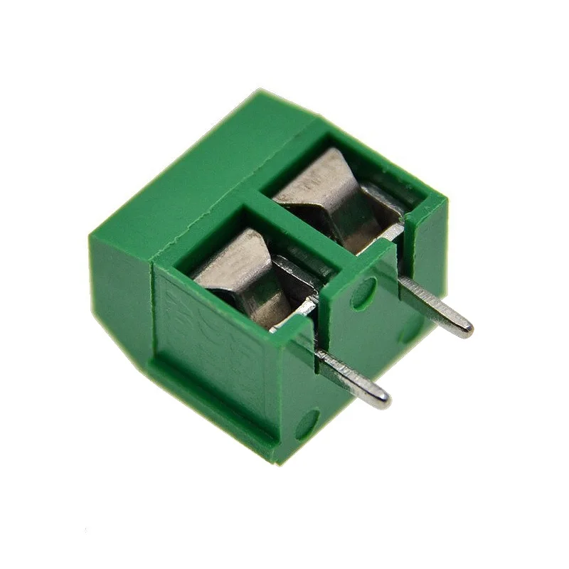 40 шт./лот KF301-2P KF301-5.0-2P KF301 винт 2Pin 5 0 мм прямой контакт PCB блок 4 цвета