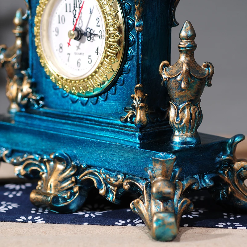 Классические настольные часы для гостиной офиса бесшумные с маятником