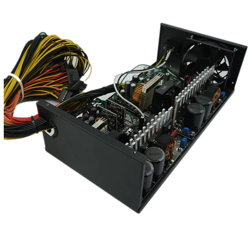 Блок питания ATX для майнинга 1800 Вт asic Биткоин Майнер блок ПК ethereum pico psu rig 110 В