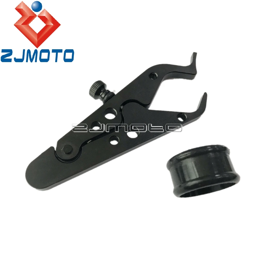 Motorcycle Cruise Control System Handlebar Assist Clamp CNC Aluminum Throttle Lock w/ Rubber Ring |