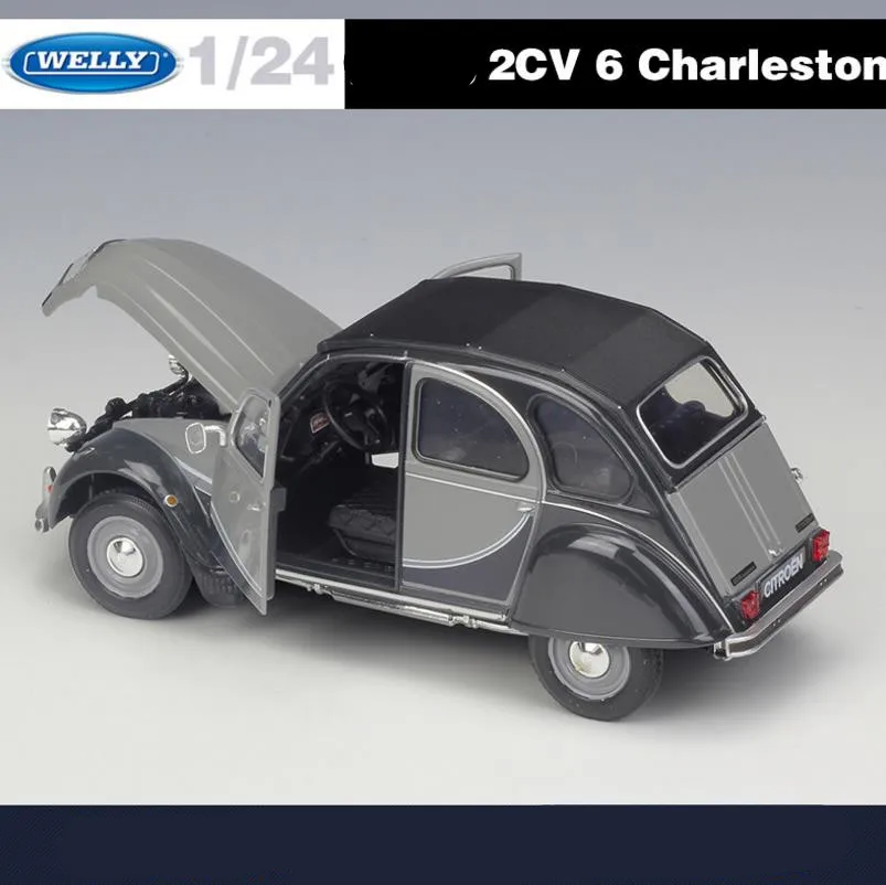 1:24 улучшенная коллекция модель автомобиля из сплава CITROEN 2CV 6 Charleston литой под