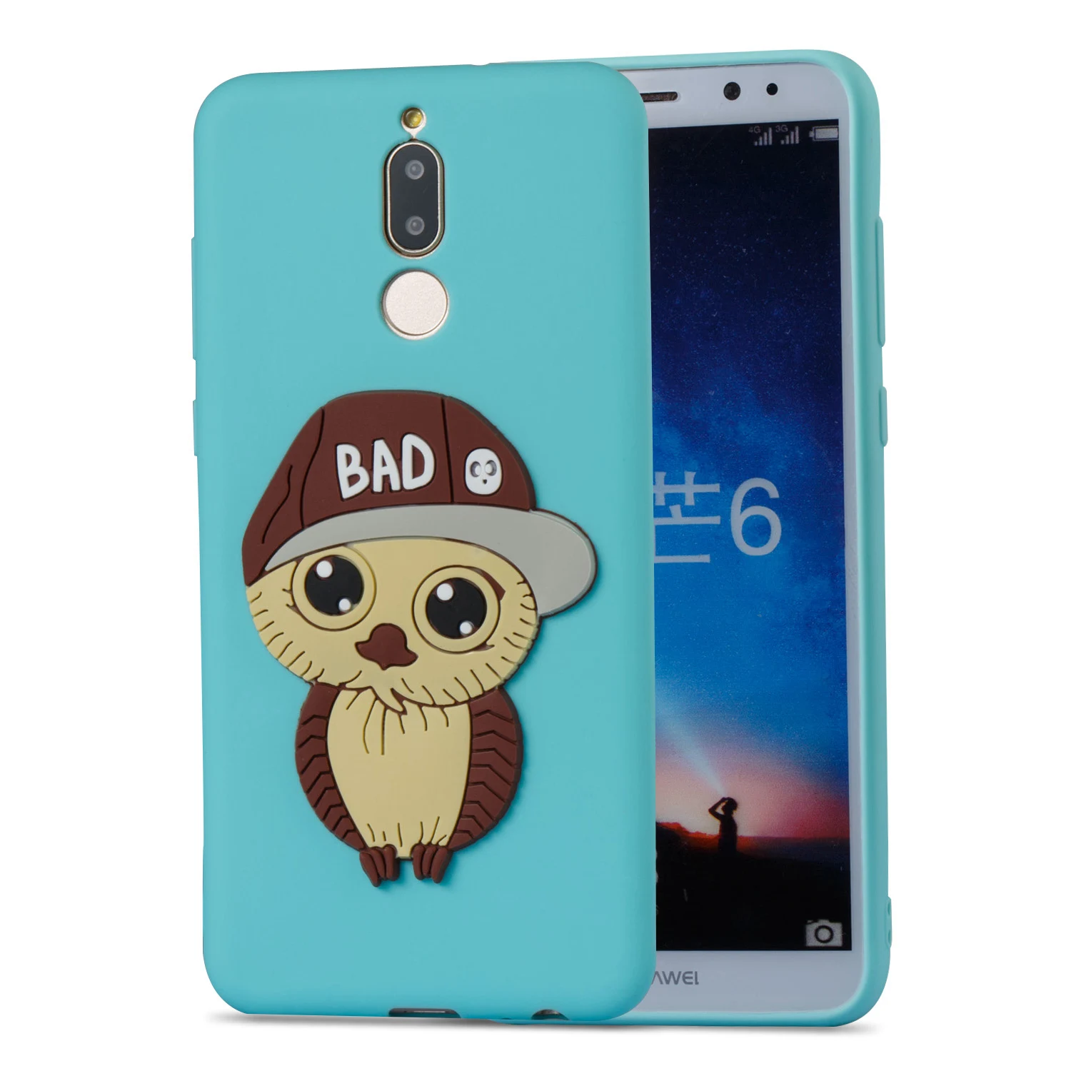 Coque шикарный с блестящими звездами Мягкий ТПУ чехол для телефона Huawei Mate 10 Lite mai