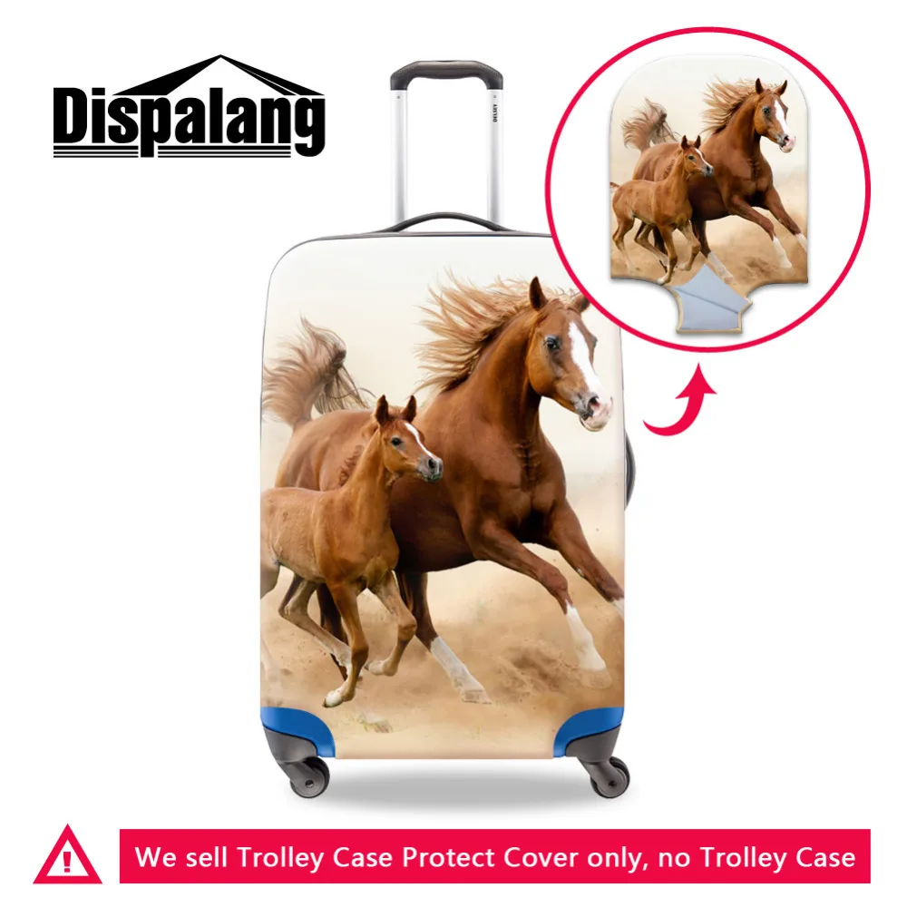 Защитный чехол для багажа с принтом лошади Эластичный Пылезащитный