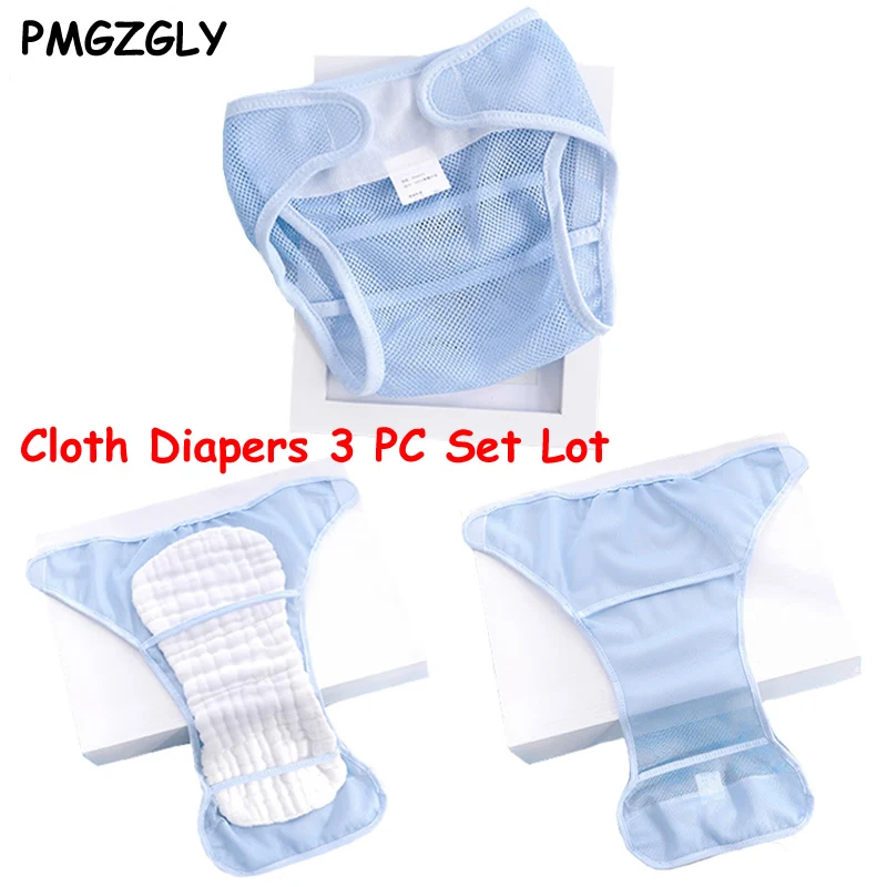 3 шт. многоразовые подгузники для младенцев 15 кг|Детские подгузники| |